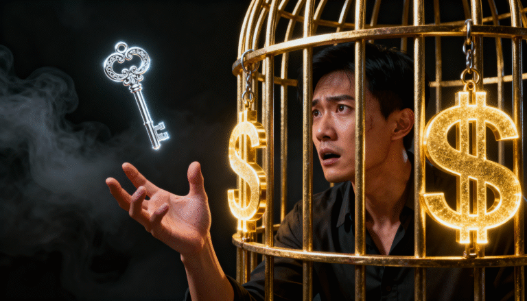 Read more about the article 為什麼你拼命工作卻存不到錢？77%的人都被這個「童年信念」困住了（附4個破解步驟）